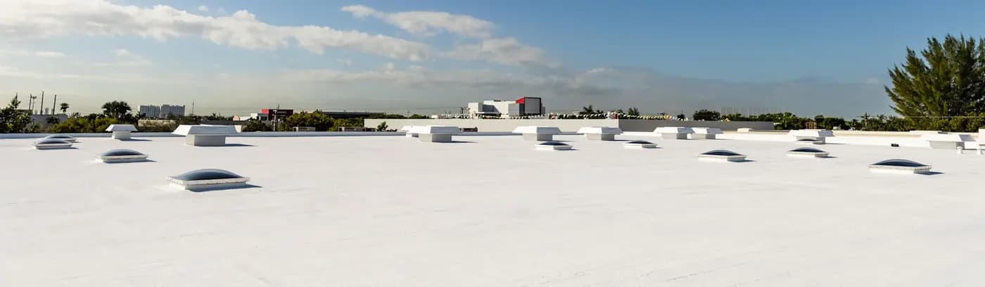 Commercial coated roof by All-Type Roofing