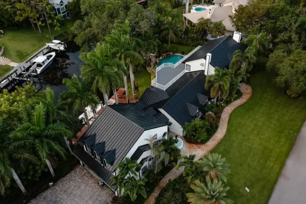 Residential metal roof installation by All-Type